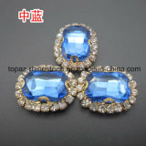 2017 Latest Rectangle Flat Back Sew on Rhinestone Claw Setting Crystals (SW-Rectangle 10*14mm sapphire)