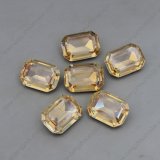 Golden Sh Octagon Loose Crystal Stone Rhinestone for Garment