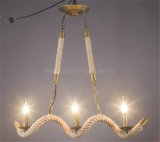 Interior Decorative Pendant Lamp with Rope