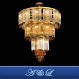 K9 Crystal K Gold Chandelier Pendant Lamp for Hotel Lobby
