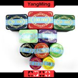 New Design Casino Gambling Chips Set /Acrylic Chips Premium Bronzing with Case in Aluminum Case for 760PCS Ym-Lctj002