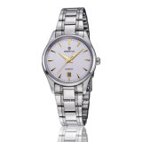 Cheap Stainless Steel Quartz Week and Date Display Couple Wrist Watch