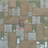 Sparkle Snow Pattern Crystal and Artificial Stone Mixed Mosaic (CS058)