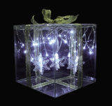 Light Frame Snowflakes Giftbox with LED (AR5564)