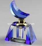 Blue Crystal Glass Perfume Bottle Gift (KS14027)