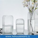Clear Square Glass Vase