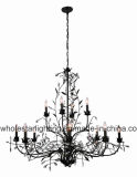 Metal Flower Chandelier Lamp (WHG-9115)