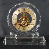 Lovely Student Crystal Glass Clock for Gifts