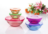 5PCS Color Sprayed Glass Bowl Set GB1401-5/P