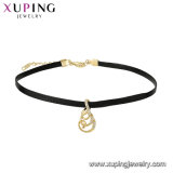 44550 Fashion Cool 14K Gold-Plated Human -Designed Alloy Copper Imitation Jewelry Pendant Necklace