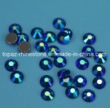2018 Shining and Hot Selling Dark Blue Ab Glass Bead in Hot Fix Rhinestone Copy Preciosa Stone (TP- Dark blue Ab)