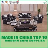 French Modern Home Furniture Tufted Chesterfield Leather Sofa Set