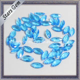 Beautiful Aquamarine Glass Marquise Beads for Pendant