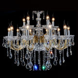 Traditional Gold K9 Crystal Chandelier Without Shades