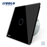 Livolo EU Standard Crystal Glass Panel Doorbell Touch Switch Vl-C701b-12