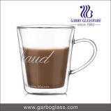 7oz High Quality Water and Tea Glass Mug with Printing Logo with Borosilicate Material for Home Using GB510050230/Th