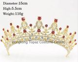 Hot Sale Gold Crystal Tiara Crown for Wedding Hair Hair Jewelry Wedding Crown Rhinestones Bridal Crown (EC16)