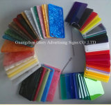 High Quality Transparency and Colour Acrylic Sheet for Advertising