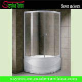 Portable Corner Clear Glass Simple Bathroom Shower Box (TL-548)