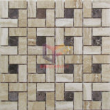 Mixed Size Beige Travertine Mosaic (CFS970)