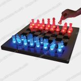 LED Chess, LED Glow Chess Set, Chess Set, Glass Chess Set