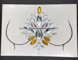 2018 Latest Self Adhesive Crystal Rhinestone Sticker Chest Diamond Sticker (E19)