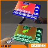 Double Sides Full Color Square Silkscreen LED Sign Board