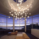 Solid Bubble Crystal Clear Glass Balls Project Chandelier