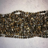 Natural Crystal Beaded Striped Agate Beaded Loose Bead