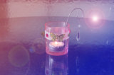 Doble Wall Glass Candle Cup for Home Decoration