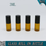3ml Empty Glass Roll on Perfume Bottle Amber