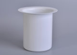 White Color Metal Candle Container