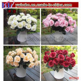 Artificial Rose Silk Flowers Flower Head Leaf Business Gift (w1058)
