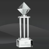 Tall Standing Diamond Crystal Award (MP-OPT9525)