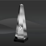 Black Obelisk Tower Crystal Award (JC-4000-860, JC-4001-860, JC-4002-860)