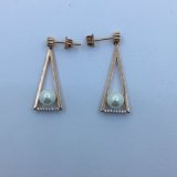 Hot Sellig Triangle Drop Earring with CZ