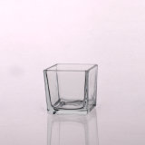 Popular Square Glass Candle Holder