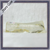 Light Yellow Synthetic Cubic Zirconia Gemstone Raw Material