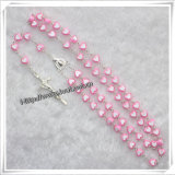 Handmade Wholesale Plastic Beads Rosary (IO-cr293)