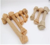 High Quality Rawhide Pressed Stick Rawhide Knotted Bone Pet Supplies
