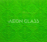 4mm, 5mm, 6mm Green Flora Figured / Pattern / Patterned Glass Green Flora Glass