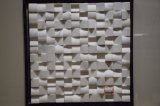 Natural Carrara White Marble Stone Mosaics for Home, Hotel Wall