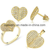 Beautiful Women Pendant Earring Ring Jewelry Set