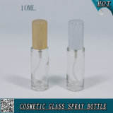 Cylinder Shaped Cosmetic Glass Pump Spray Bottle for Perfume 10ml