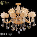 Luxury and Prefect Double Colors Crystal Chandelier Light