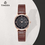Fashion Ladies Quartz Stainless Steel Wrist Watch with Leather Strap71177