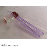 Purple Crystal Chopsticks with Holder (JD-CJ-004)