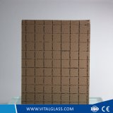 Bronze/Tinted Patterned Wired Glass with Ce&ISO9001