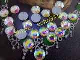 16mm Round Ab Stones with Two Holes for Garment Accessories