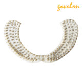 The Elegant Women's Collar with Imitation Diamonds and Pearls